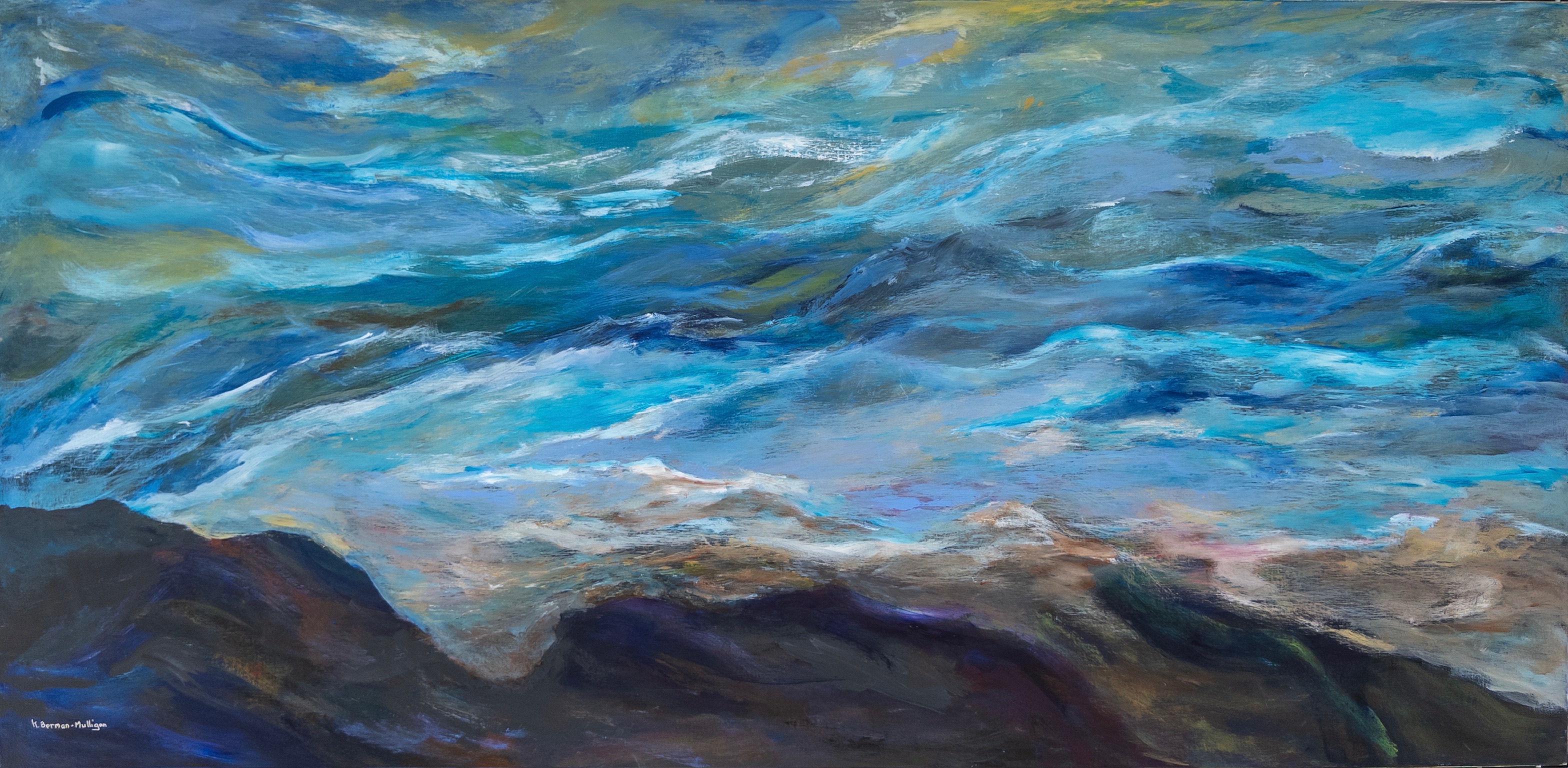 acrylic painting on canvas